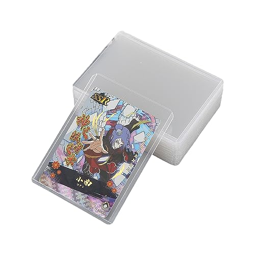 RGZD 20pcs unidades Toploader gruesas, fundas para cartas coleccionables como Pokemon Magic, tamaño estándar transparente