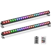 UKing Wash Light 10x 336 LED Wall Washer Licht Bar 168W RGB Bühnenlicht DMX Dj Show Weihnachten 336 LEDs Wall Washer