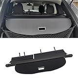 Vesul Retractable Cargo Cover Compatible with Jeep Cherokee 2014-2018 Security Shade Shield Anti-Peeping Luggage Privacy Screen with Extra Canvas Cover Black