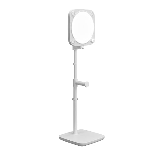 Elgato Key Light Neo with Stand – USB Lighting for Streaming & Calls, Onboard/Wi-Fi Control, Works on Laptop|PC|Mac, Weighted Desk Stand with Adjustable Height, Tilt & Headset Holder - White - With Stand