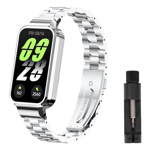 [ReHowy] �o���h Xiaomi Smart Band 9 Active �Ή� �����o���h �r�W�l�X�� �X�e�����X�� �T�C�Y���߉\ �����H��t�� �����x���g �ւ��x���g �R���p�`�u�� Xiaomi Smart Band 9 Active �o���h �V