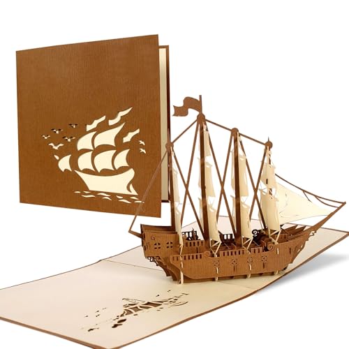 Diese-Klappkarten B02 Tolle Karte um Reisegutschein zu Verschenken z.B. für Kreuzfahrt, Segelreise oder Reise ans Meer