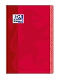 Oxford 100100709 Répertoire A4 21 x 29,7 cm 192 pages petits carreaux 5 x 5 reliure brochée