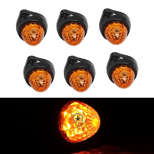 Feux de position LED remorque ambrés - Solution anti-panne 12V étanche pour semi-camions