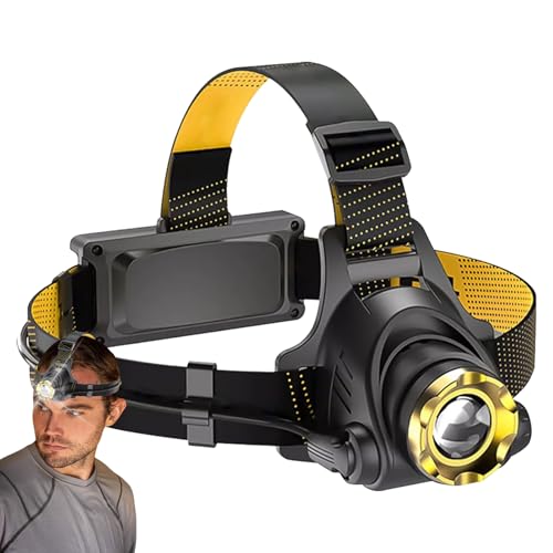 Frontal LED Recargable, LED De Alto Brillo 3 Modos Impermeable, Potente Linterna Frontal Para Equipo De Senderismo, Para Adultos En Senderismo, Camping, Running, Ciclismo, , Escalada Y Exterior