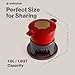 Swissmar Sierra Cast Iron Fondue Set, 1.6 Quart / 1.6 Liter – Perfect for Meat, Cheese, & Chocolate Fondues – Ideal for Family Bonding & Hosting Gifts - 12-Pieces, Cherry Red