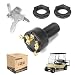 World 9.99 Mall Club Car Ignition Key Switch Gas Club Car DS & 96-02 Precedent with 2 Keys 1018263-01