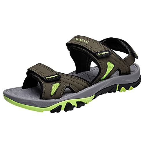Sandales homme antidérapantes avec semelle ergonomique sport et trekking extérieur