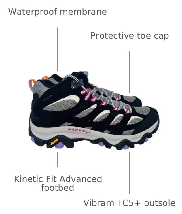 Image of Merrell Women's Moab 3 Mid Waterproof Hiking Boots