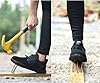 Safety Shoes for Men Steel Toe Cap Trainers Womens Lightweight Work Boots Mesh Breathable Construction Industrial Sneakers Black Blue Grey Green Pink Size 3.5-13 UK Black 8.5 UK (43 EU) #3