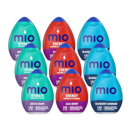 Mio Variety Pack 9-ct - Arctic Grape, Acai Berry Energy, Blueberry Lemonade