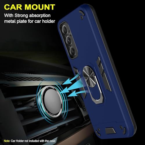 Image of amazon basics Basic Case for Samsung Galaxy A05s 4G (Polycarbonate, Thermoplastic Polyurethane Blue)