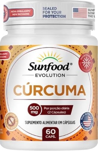 Cúrcuma Faz Mal para os Rins? Descubra a Verdade Sobre Seus Efeitos 4 Cúrcuma SUNFOOD EVOLUTION 60 Cápsulas