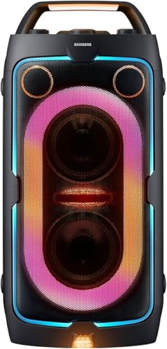 Samsung Sound Tower MX-ST40F/ZG Haut-parleur Bluetooth, grande boîte de fête et boîte à musique avec batterie, autonomie de 12 h, 160 W, étanche IPX4,...