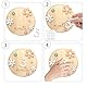 Baby Monatliche Holz Meilensteinkarten, 0-12 Monate Baby Wachstumsaufzeichnung Fotografie Requisiten Geschenksets für Babys Neugeborene Kleinkinder Babyparty