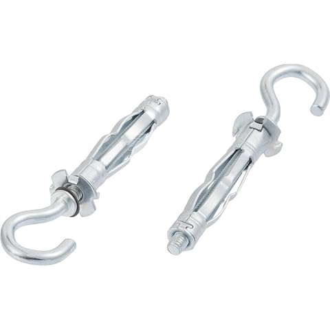 M5 x 50mm Open Hook Wall Anchors Pack of 10 Cover