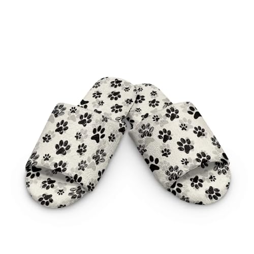 Lightweight Bedroom Slippers Open-toe Women House Slippers Warm Comfortable Men Indoor Shoes Flannel Home Shoes2