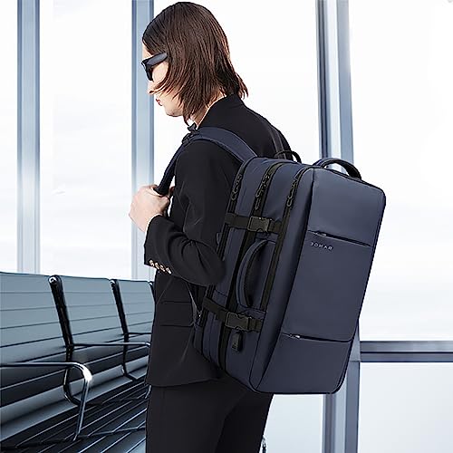 Image of BANGE 45L Travel Backpack, Expandable Backpacks,Traveling Business Backpack For 17.3 inch Laptop,Airport Suitcase Backpack For Men
