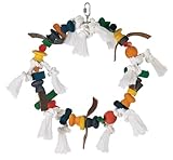 Living World Large Wood, Rope & Leather Ring