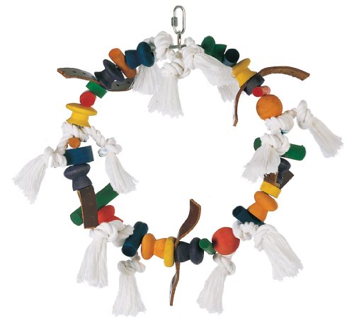 Living World Large Wood, Rope & Leather Ring