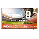 Hisense Smart TV 85' 4K Ultra HD 2025 85E63QT, Smart TV VIDAA U8, Dolby Vision, HDR 10, Game Mode Plus, Alexa Built-in, VIDAA Voice, Tuner DVB-T2/S2 HEVC 10, lativù 4K, 85'', 2025 LED