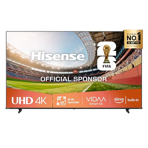 Hisense Smart TV 85' 4K Ultra HD 2025 85E63QT, Smart TV VIDAA U8, Dolby Vision, HDR 10, Game Mode...