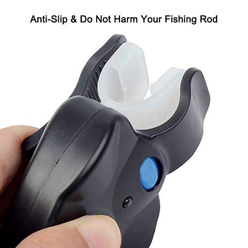 Golden^li Fishing Bite Alarm, 3Pcs Electronic Fishing Bite Alarm Indicator Led Light & Sound Alert Bell Easy Clip On Fishing Rod #TOP2