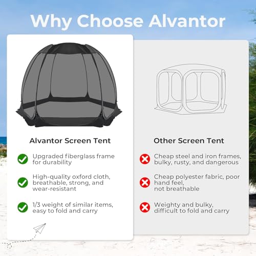 Alvantor 10x10 Pop Up Screen Room