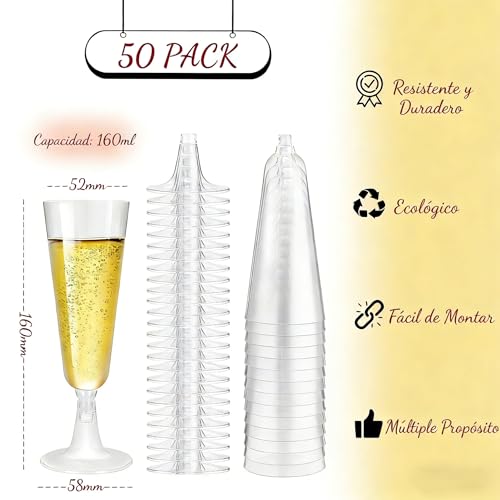 Copas de plástico parisina 8 Imagen adicional