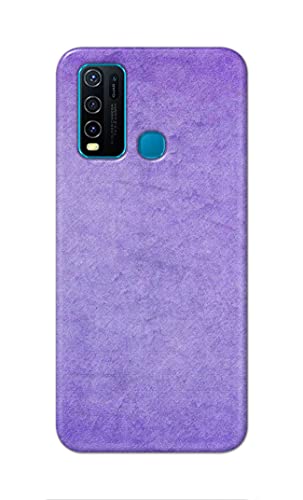 Image of Plain Purple Hard Back Case Cover for Vivo Y30 / Vivo Y50 Back Cover -(J5) VNS2226