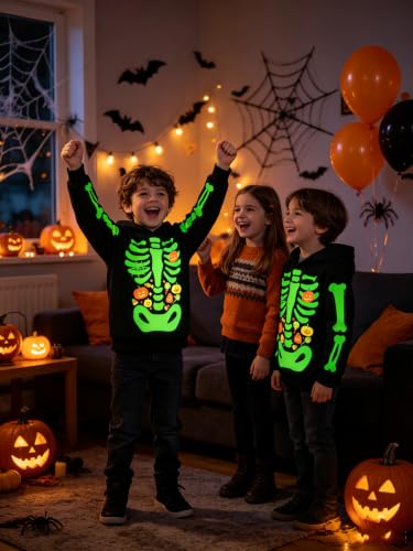 Image of Akyzic Baby Boys Dinosaurs Hoodie Boys Shark Pullover with Pocket Kids Truck Warm Sweatshirt Sweater