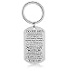 Son Keychain Key Ring Believe Inspirational Gifts from Dad Mom Birthday Graduation Christmas Gifts (Son Keychain from Dad)