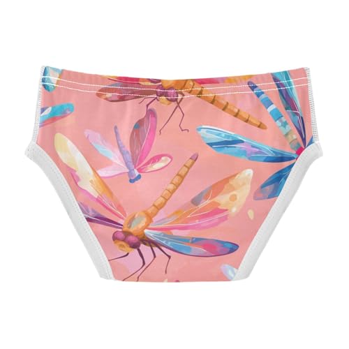 KLL Dragonfly Pattern Illustration Toddler Boy Pure Cotton Nighttime Underwear Cute Children Undies2