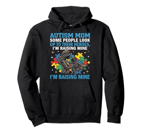 Autism Mom I Am Raising My Hero ���ǈӎ� �p�[�J�[