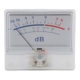 Analog für VU Meter Panel Weiß Audio Füllstandsanzeige Analog