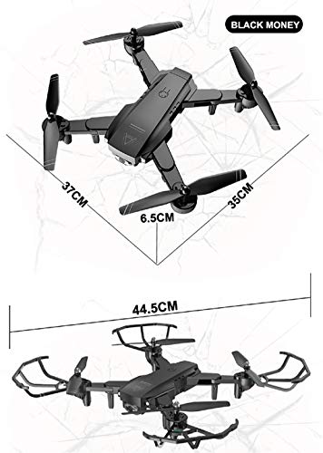 L103 Drone Com Camera HD 1080P GPS WIFI Helicóptero de controle remoto Fpv 22 Minutos de Voo - Preto