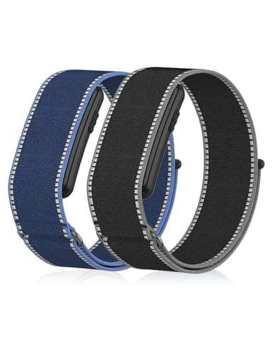 HUKWIMO For Garmin CIRQA �A�[���o���h 2�{�Z�b�g �i�C������ ��r�p�i�u���C�g�u���[�{�`���R�[���u���b�N�j