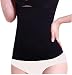 Chabame Seamless Bamboo Corset Liner - 1 Pack Black- Undergarment Waist Liner Tube Top - Breathable Soft Ultra Absorbent and Very Stretchy