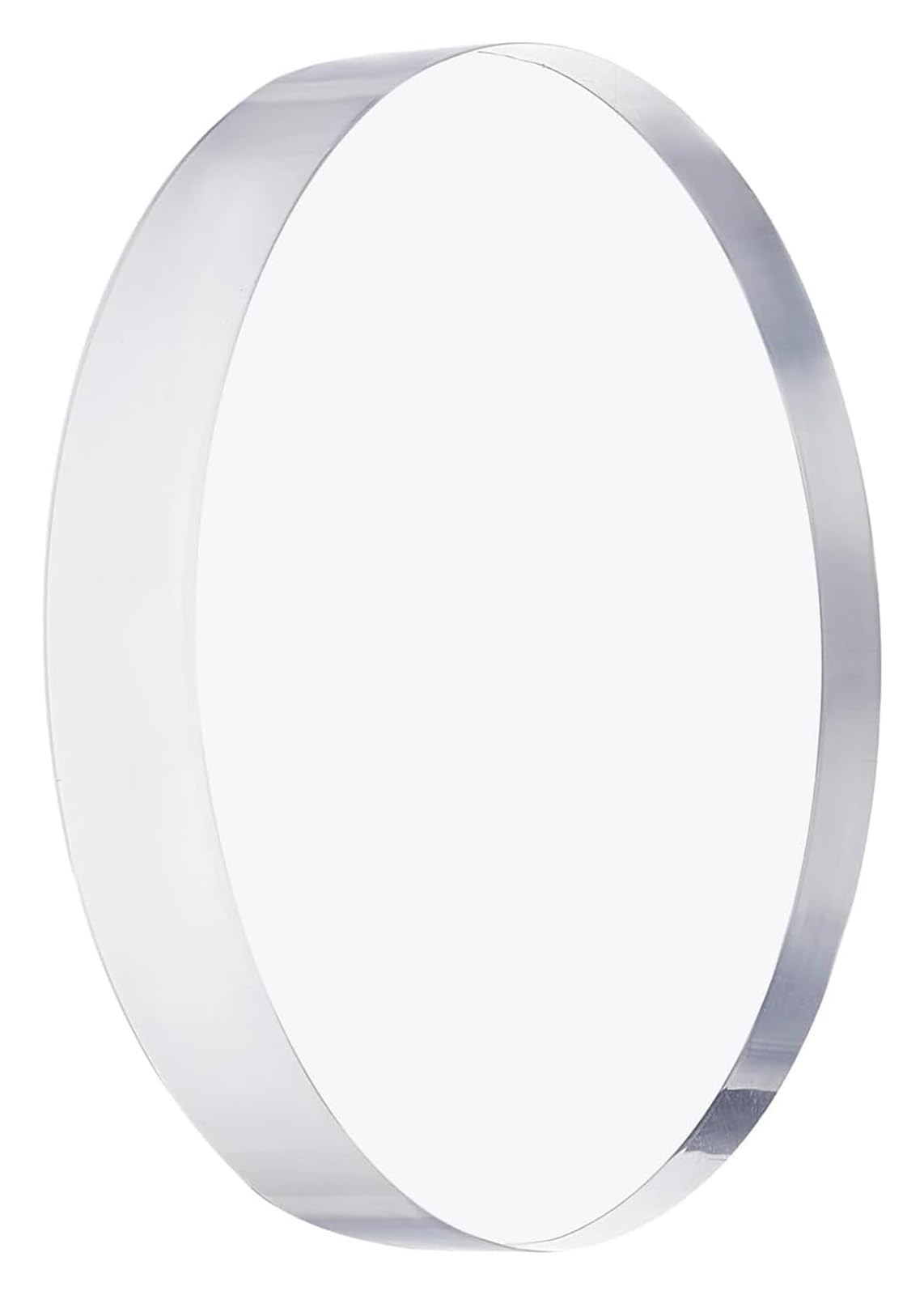 LQZAXSRDR Clear Acrylic Display Block, Acrylic Cylinder Display Block Clear Diameter 12cm Heights 2-10cm(Height 10cm)