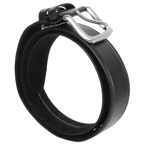 Hidden Money Belt for Travel Durable PU Waist Belt Zipper Pocket Versatile Hidden Wallet for Storing Cash and Valuables Under Clothes Black