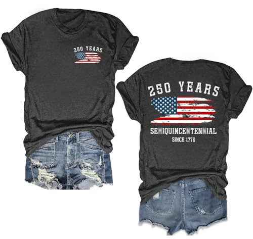 Image of Ithalt Women 4th of July Shirt Fourth of July Shirts USA Sequin Tshirt American Patriotic T-Shirt Stripes Tee Tops