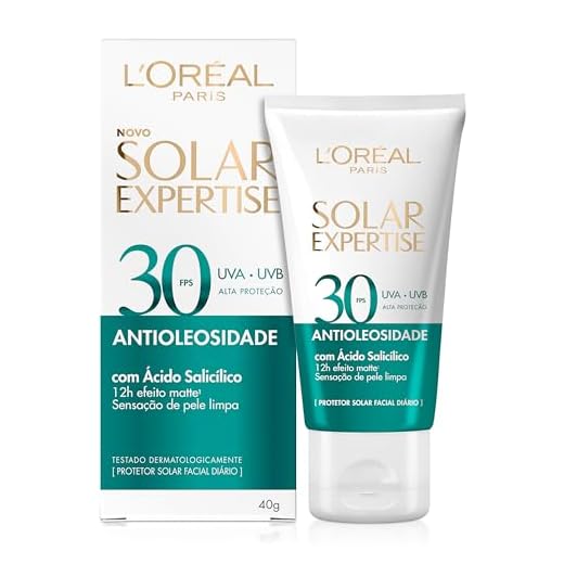 Protetor Solar Facial L'Oréal Paris Solar Expertise Antioleosidade Fps30 40G