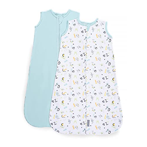 Image of SwaddleMe by Ingenuity Night Sack Sleeper, For Ages 6-12 Months, 16-24 Pounds, Up to 30 Inches Long, 2-Pack Loose-fit Baby Swaddle Sack Wearable Blanket