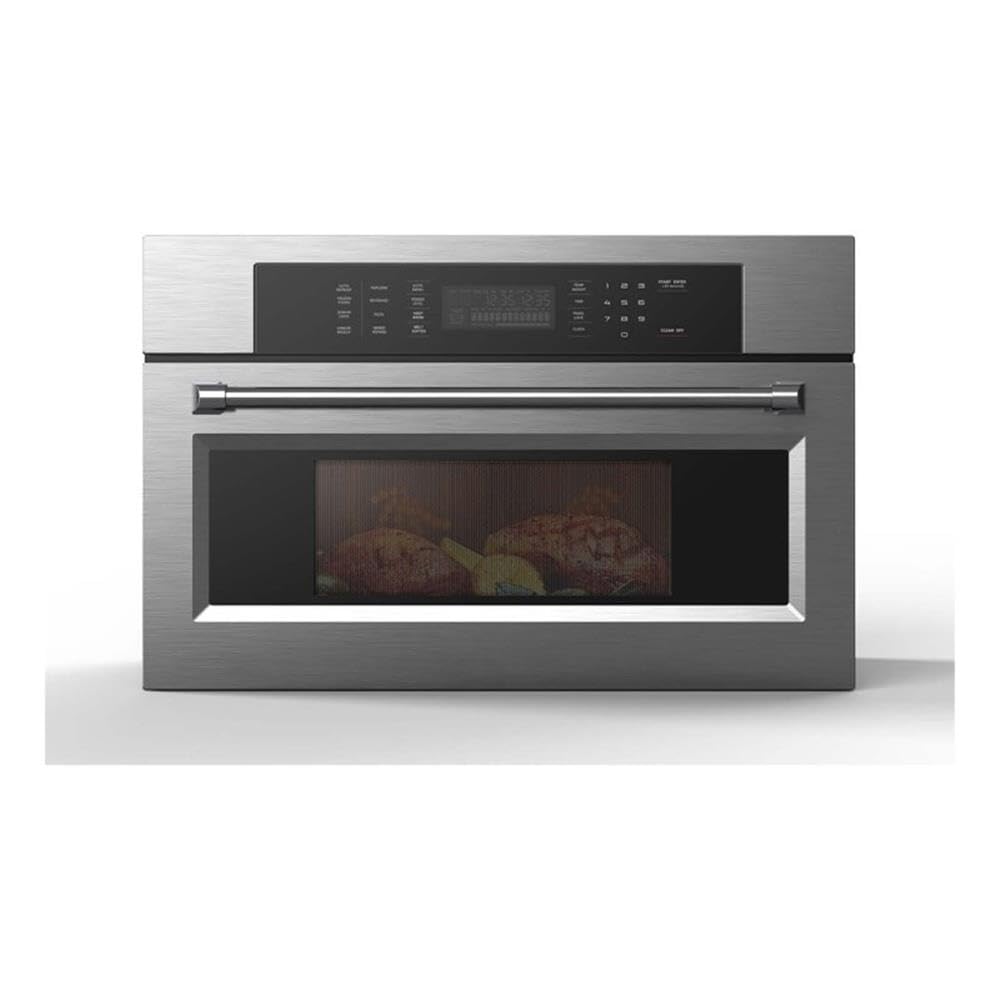 Pemberly Row Stainless Steel Air Fryer & Convection Built In Microwave