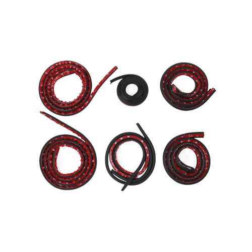 BASENOR Tesla Model 3 Door Seal Kit Soundproof Rubber Weather Draft Seal Strip Wind Noise Reduction Kit 2016-2024