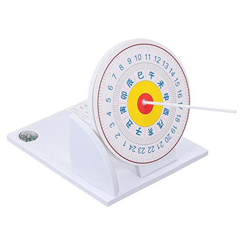 Toyvian 1set Sundial Model for Home Decor Scientific Sundial Clock Easy to Assemble Material for Educational Estimation and Shadow Observation for Boys and Girls and Adults