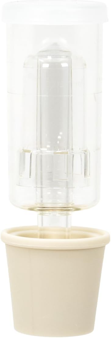Buon Vino Transparent Airlock Set of 5 w/Rubber Bungs, Brewing & Carboy Airlocks for Beer, Wine, and More, Fermentation Airlock Kit
