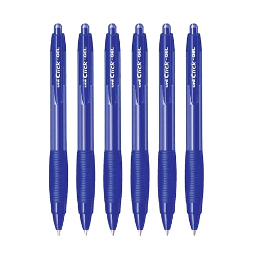 uni-ball Store uni-ball Click Gel X SGR7 0.7mm Blue Gel Pens, Pack of - Image 2