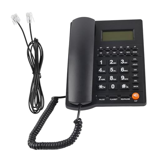 Teléfono Fijo con Cable con Identificador y 10 Teclas Marcación Rápida miniatura 1