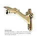 Polished Brass 3002 Handrail Mounting Bracket for Wood Wall Railing